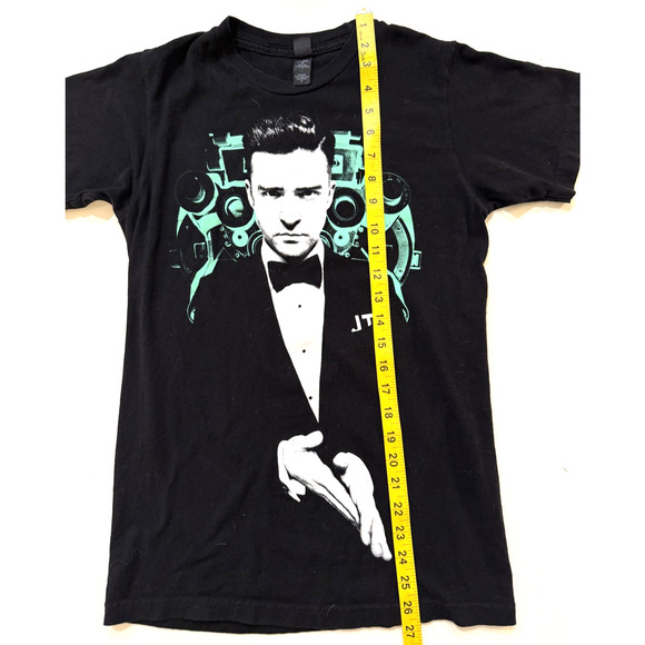 Justin Timberlake TShirt Mens Small Black 20/20 Experience Tour 2013 Pop Tee - Picture 5 of 7